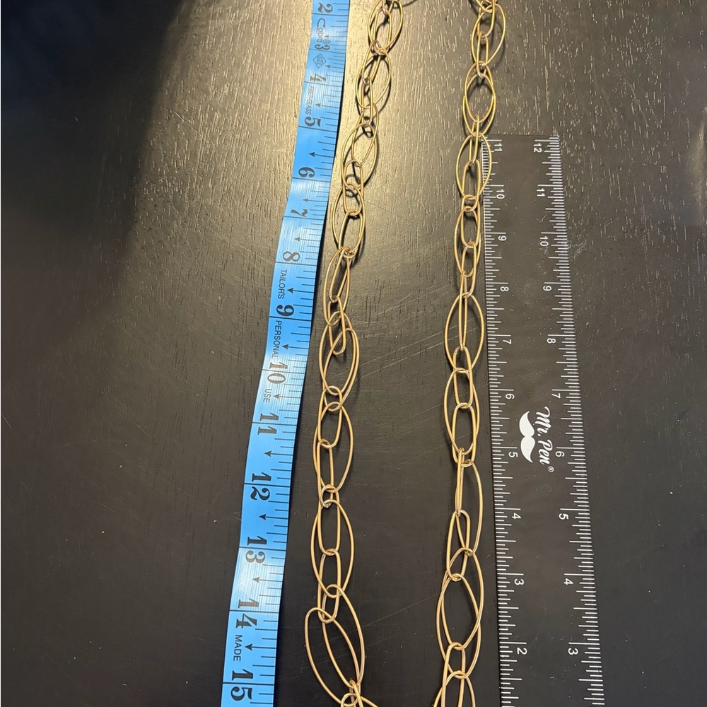 J. Crew Elegant Gold Chain Necklace
